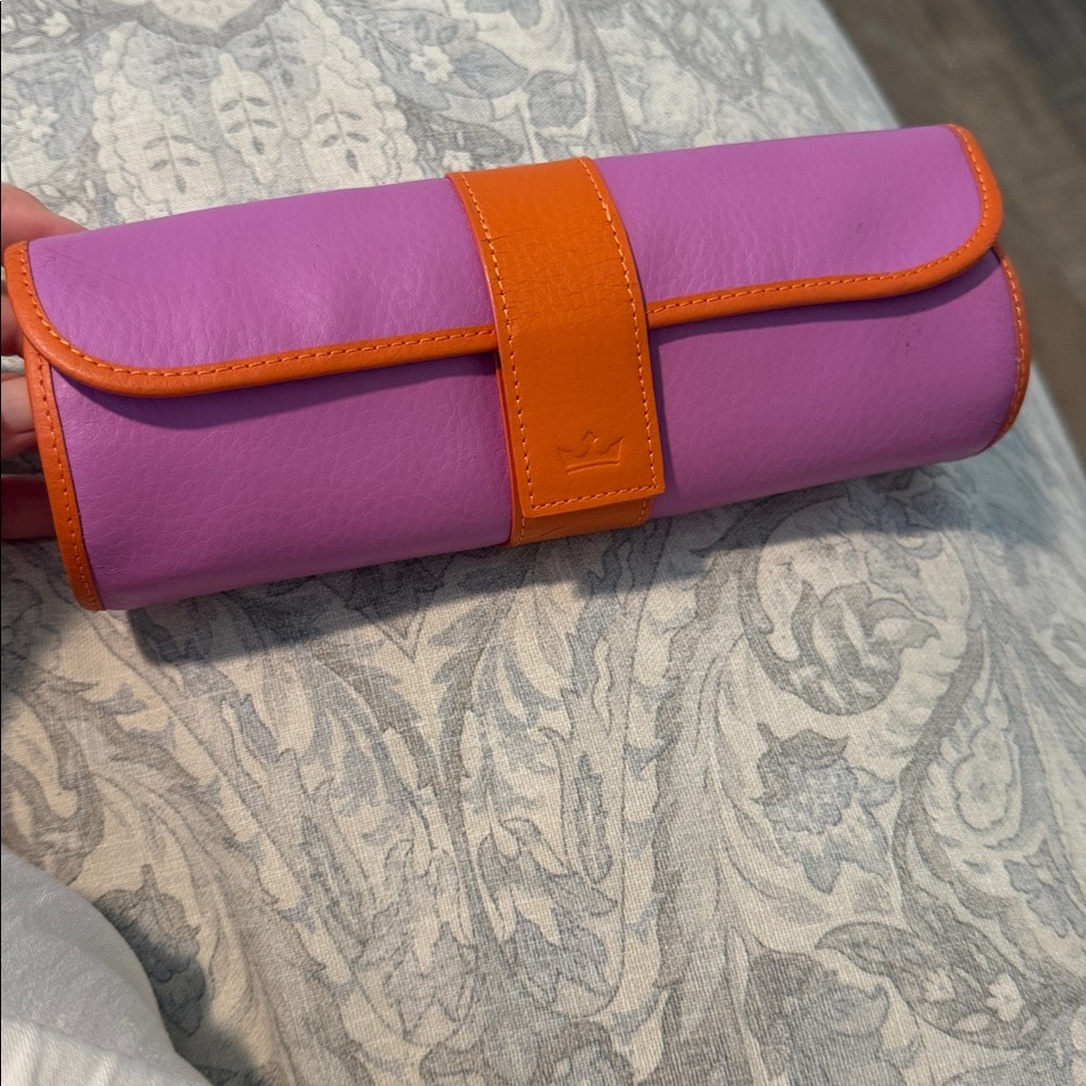 Baekgaard leather jewel travel case